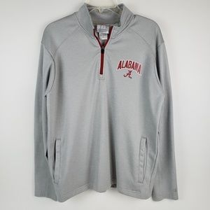Champion Authentic Alabama 1/4 Zip Pullover Gray (Size M)